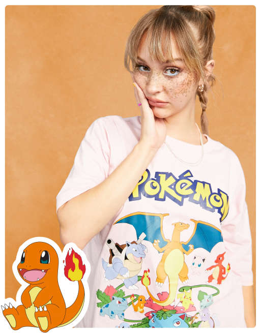 T store shirt pokemon