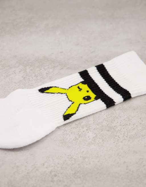 ASOS DESIGN Pokémon sport sock with Pikachu design | ASOS