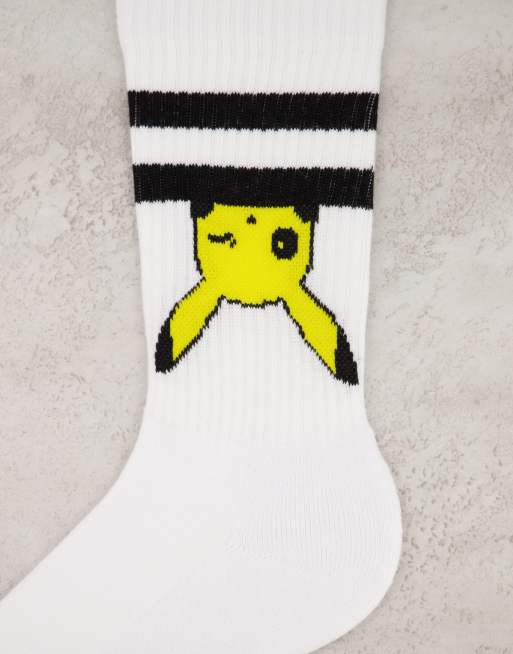 ASOS DESIGN Pokémon sport sock with Pikachu design | ASOS