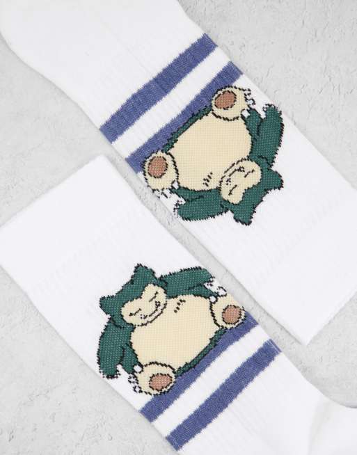 ASOS DESIGN Pokemon sports socks with Snorlax design | ASOS