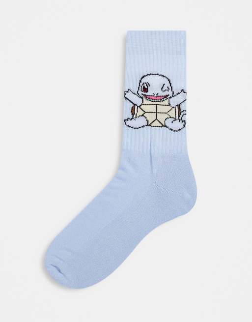 ASOS DESIGN - Pokemon - Sportsokken met Squirtle in blauw