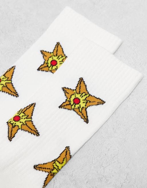 ASOS DESIGN Pokémon Starmie socks in white | ASOS