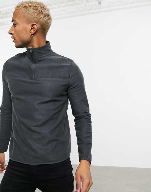 Half zip jumper on sale asos