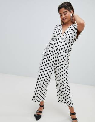 asos polka dot jumpsuit