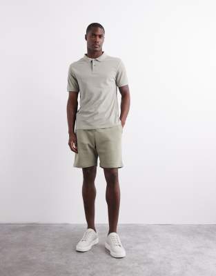 ASOS DESIGN - Polo basic in piqué kaki - view 1