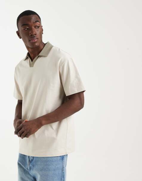 ASOS DESIGN - Polo comoda pesante beige - view 1