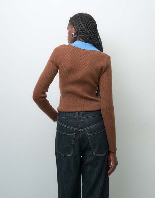 ASOS DESIGN - polo de punto en amarillo mantequilla, 3 de 4