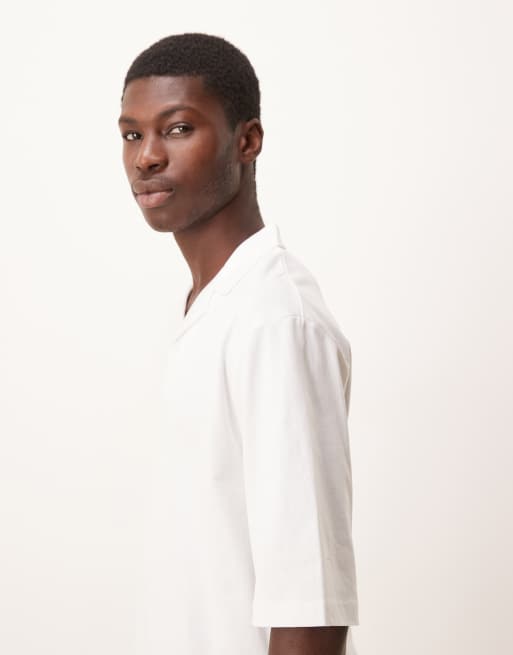 ASOS DESIGN - Polo décontracté à col à revers - Blanc , 4 de 5