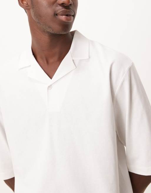 ASOS DESIGN - Polo décontracté à col à revers - Blanc , 5 de 5