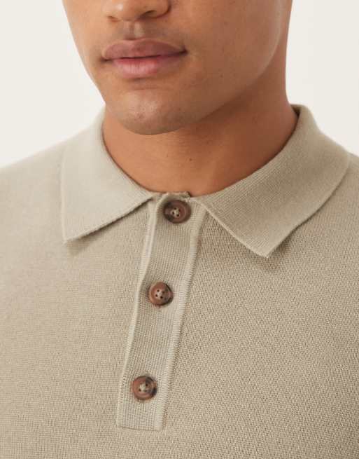 ASOS DESIGN - Polo décontracté en maille - Sauge, 5 de 5