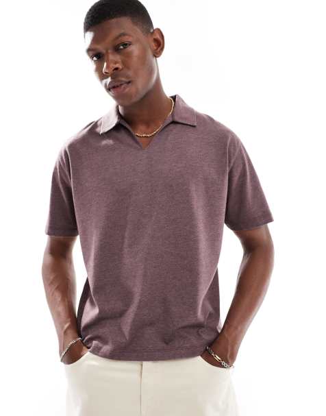 ASOS DESIGN - Polo décontracté - Marron - view 1