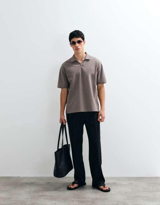 ASOS DESIGN - Polo décontracté - Taupe, 5 de 5