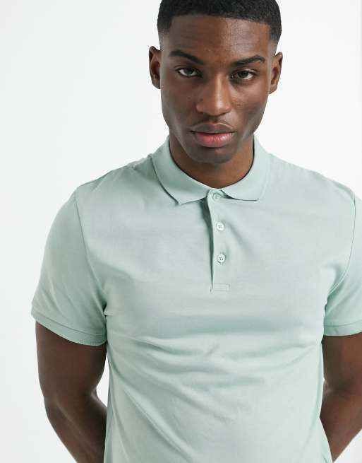 ASOS DESIGN polo in green - MGREEN | ASOS