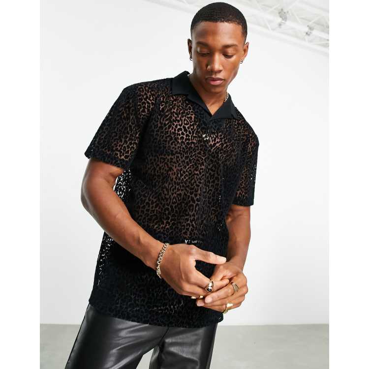 Leopard on sale print polo