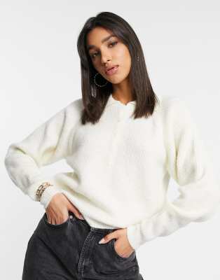 polo cream sweater