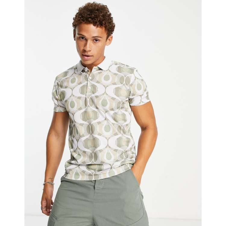 Printed polo shop shirts uk