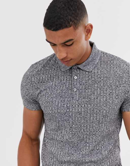 ASOS DESIGN – Polohemd mit strukturierten Rippen, 3 von 4