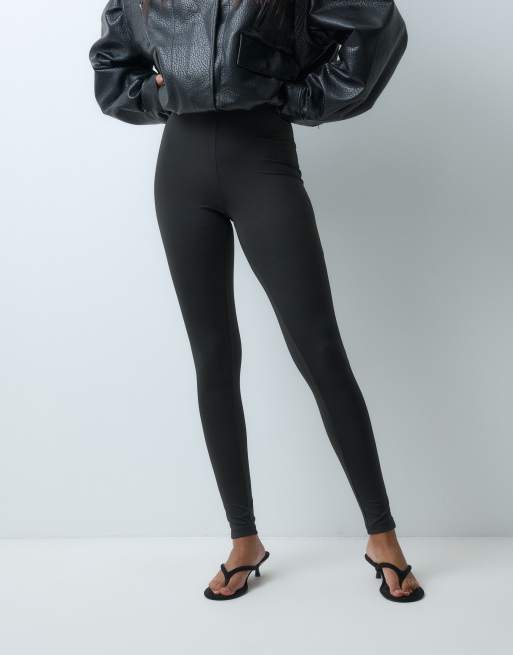 ASOS DESIGN polyamide super high waist legging in black, 2 of 5