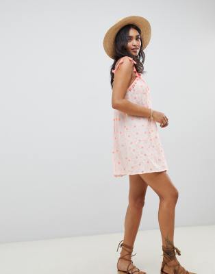 asos pom pom dress