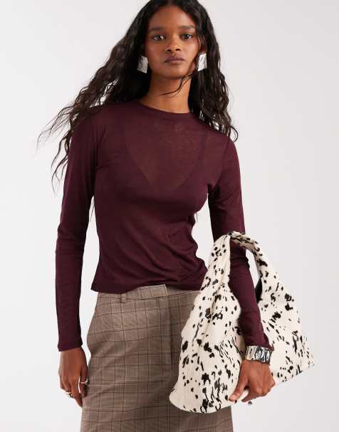 ASOS DESIGN pony hair mid size slouch shoulder bag in cow print - view 1