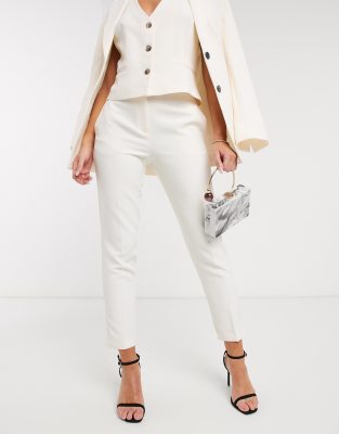 ivory pants suit