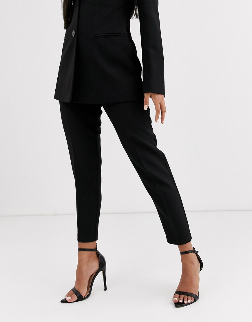 ASOS DESIGN – Pop – Svarta kostymbyxor med smal passform