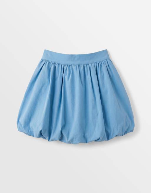 ASOS DESIGN Popeline-Shorts mit Papiergriff als Kombiteil in Aqua, 6 von 9