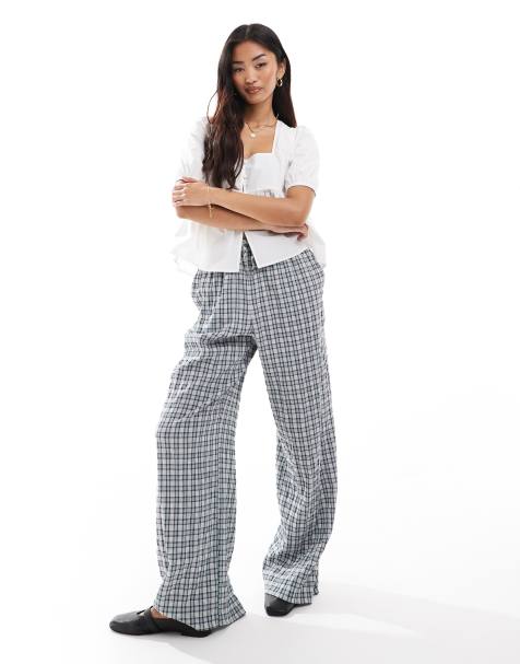 ASOS DESIGN poplin button front blouse in white - view 1