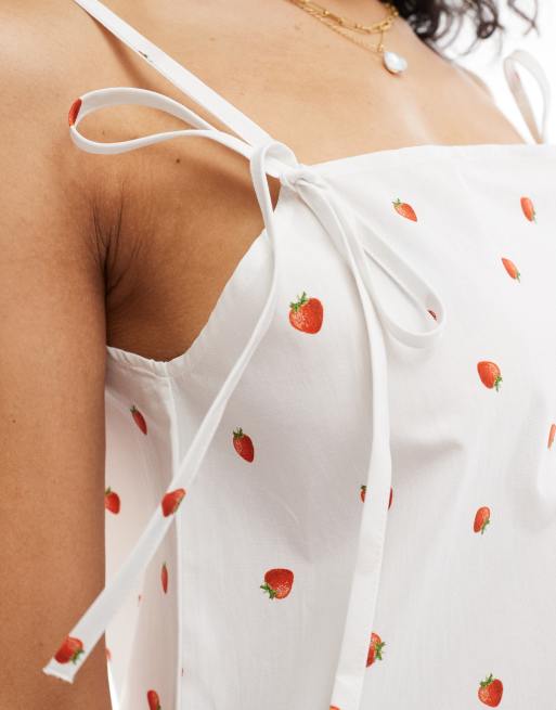 Asos strawberry dress best sale