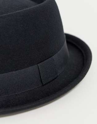 asos black cap