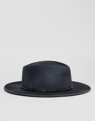 gray pork pie hat