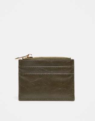 ASOS DESIGN - Porte-cartes - Vert olive-Multicolore