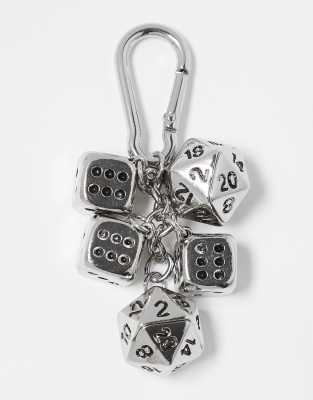 ASOS DESIGN - Porte-clés style festival avec charms dés - Multicolore - view 1