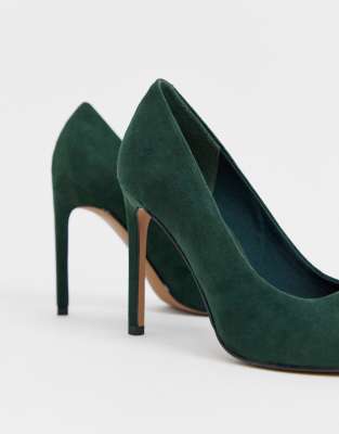 forest green shoes womens