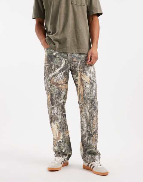 ASOS DESIGN - Posede bukser med camouflage-print - view 1