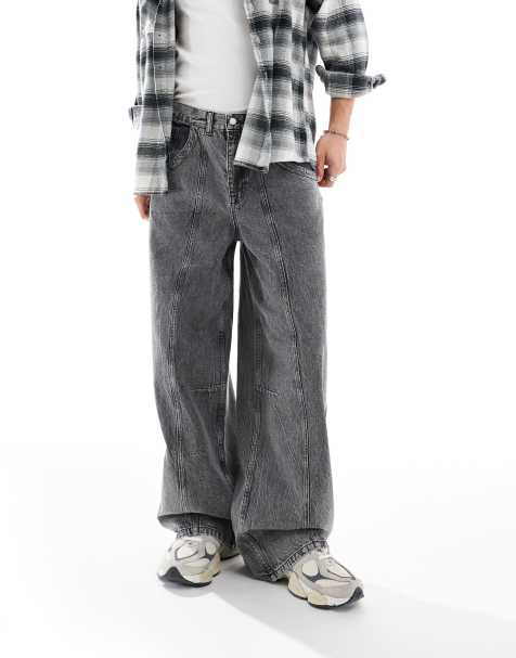 ASOS DESIGN - Posede jeans i grå - view 1