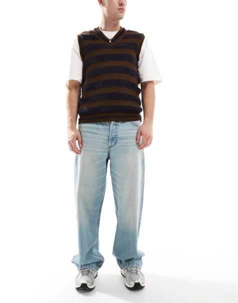 ASOS DESIGN - Posede jeans i lyseblå vask - view 1