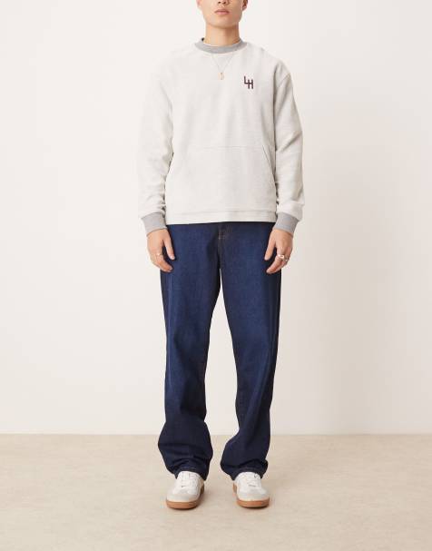 ASOS DESIGN - Posede jeans i mørkeblå vask - view 1