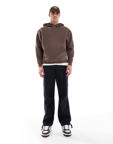 ASOS DESIGN - Posede sorte cargobukser - view 1
