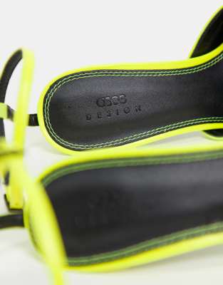 asos yellow shoes
