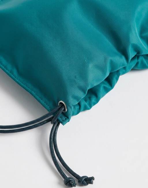ASOS DESIGN pouch clutch bag in teal, 8 of 8