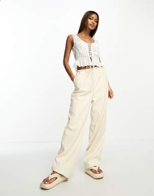トップス Ameri VINTAGE PRAIRIE BACK LACE UP TOP PRAIRIE BACK LACE UP TOP