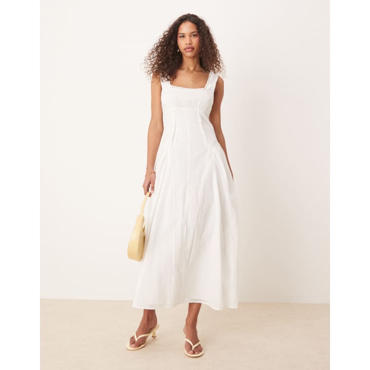 ワンピース FOLKS THE LABEL Square Neck Maxi Dress ワンピース FOLKS THE LABEL Square Neck Maxi Dress ワンピース