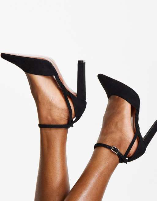 ASOS DESIGN Praise high heeled shoes in black