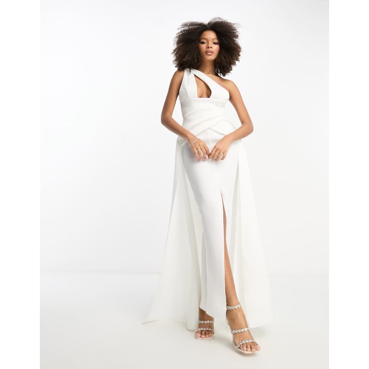 Asos design premium cape best sale maxi dress