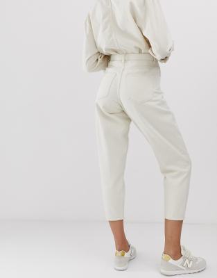 boyfriend white jeans