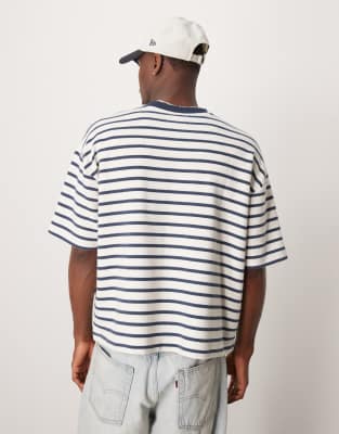 Asos Design Premium Boxy Oversized T-shirt In Multi