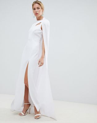 ASOS DESIGN premium cape maxi dress | ASOS