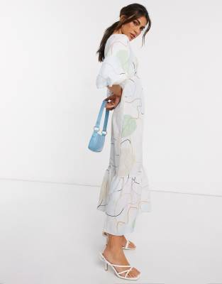 asos casual midi dress