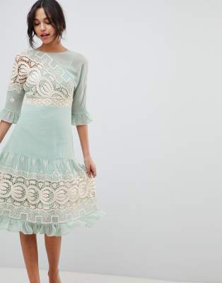 asos crochet dress